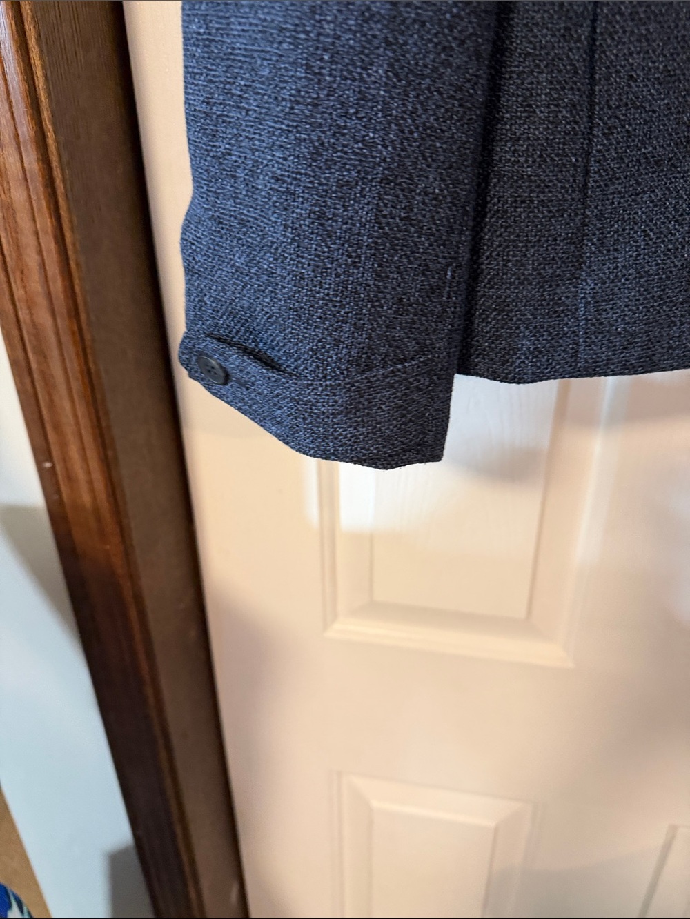 Blue Zip-Front Jacket - Picture 2 of 5